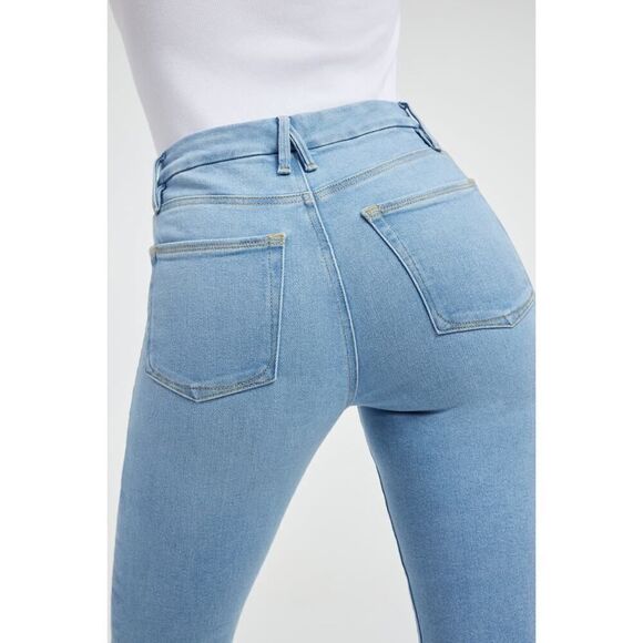 Good American Good Legs Skinny Jeans Sculpting Light Wash Denim Basic Size 2/26 - Picture 4 of 11